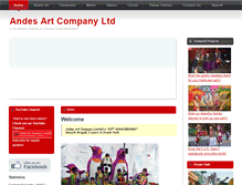 Tablet Screenshot of andesart.com